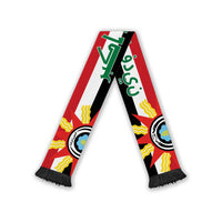 Iraq World Football 2026 Soccer Scarf National Pride Never Stops