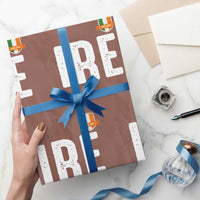 IRE Ireland Matching Group Wrapping Paper Roll Irish Pride St Patricks Day Family or Friends