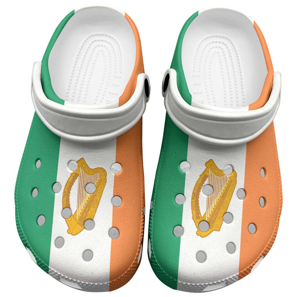 Ireland Clogs Shoes Flag Color Inspiration - Wonder Print Shop