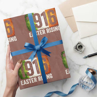 Ireland Easter Rising 1916 Wrapping Paper Roll Irish Rebellion Vintage Flag