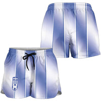 Ireland National Football Shorts for Women Greek Key Inspired Geometry - Wonder Print Shop