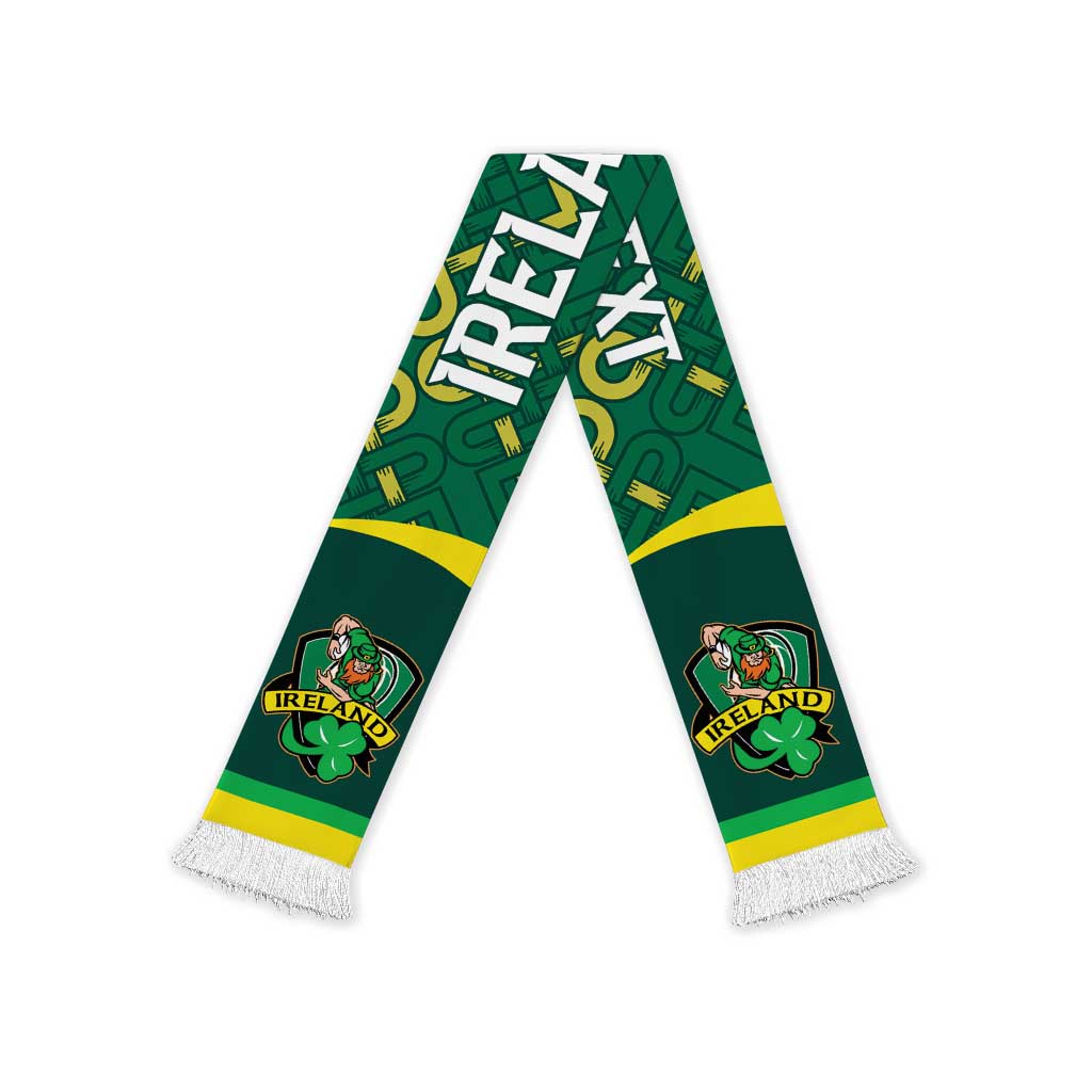 Ireland Rugby National Heritage Personalized Soccer Scarf Traditional Celtic Inspired Edition