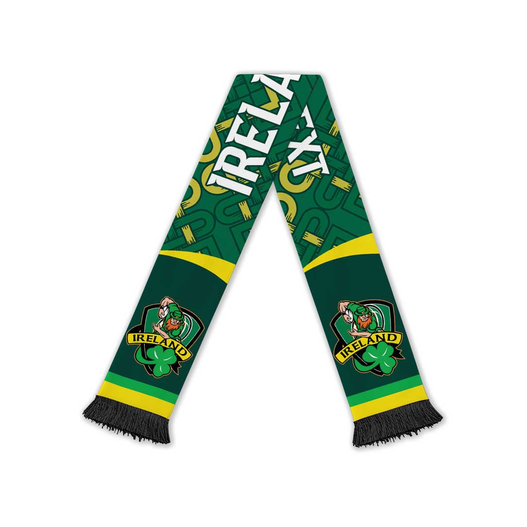 Ireland Rugby National Heritage Personalized Soccer Scarf Traditional Celtic Inspired Edition