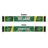 Ireland Rugby National Heritage Personalized Soccer Scarf Traditional Celtic Inspired Edition