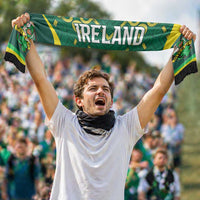 Ireland Rugby National Heritage Personalized Soccer Scarf Traditional Celtic Inspired Edition