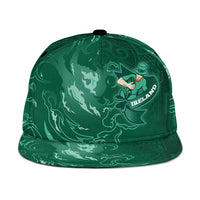 Ireland Rugby Pride Snapback Cap Celtic Shamrock Flame Fire Style