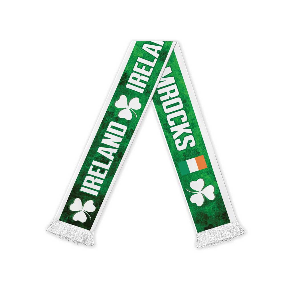 Ireland Rugby Ruffneck Scarf Go Irish Shamrocks