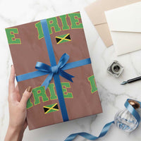 Irie Jamaican Rasta Wrapping Paper Roll Funny Jamaica Jamaican Flag Rasta Reggae Roots - Wonder Print Shop