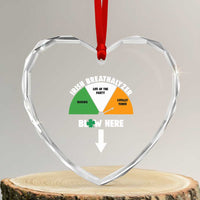 Irish Breathalyzer Blow Here Funny Drinking Gauge Heart Crystal Glass Ornament St Patricks Day Party Offensive Adult Humor