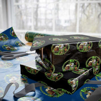 Irish Patriotic Eagle Leprechaun Wrapping Paper Roll St Patricks Day Gift
