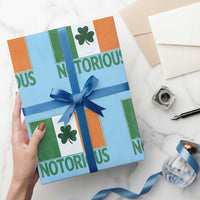 Irish Pride Boxing Fighting Notorious Wrapping Paper Roll Vintage Ireland Flag Irish Retro Throwback