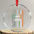 Irish Pride Crystal Glass Ornament American Flag Celtic Cross St Patricks Day - Wonder Print Shop