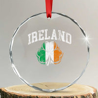 Irish Pride Crystal Glass Ornament Ireland Shamrock Flag St Patricks Day