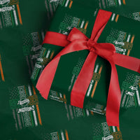 Irish Pride Wrapping Paper Roll American Flag Celtic Cross St Patricks Day - Wonder Print Shop