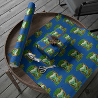 Irish Pride Wrapping Paper Roll Ireland Forever Erin Go Bragh Harp Shamrock - Wonder Print Shop
