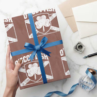 Irish-Scots Irish Scottish Wrapping Paper Roll O'Scottish Vintage Shamrock - Wonder Print Shop