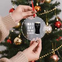 Irish Shamrock Beer Crystal Glass Ornament Bad Day To Be A Beer