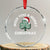 Irish Xmas Crystal Glass Ornament Irish You A Merry Christmas Celtic Shamrock TS09