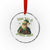 Irish You A Merry Xmas Crystal Glass Ornament Shamrock Santa Ireland Lucky - Wonder Print Shop
