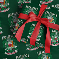Iriski Half Irish Half Polish Wrapping Paper Roll Polish St Patricks Day Eagle - Wonder Print Shop