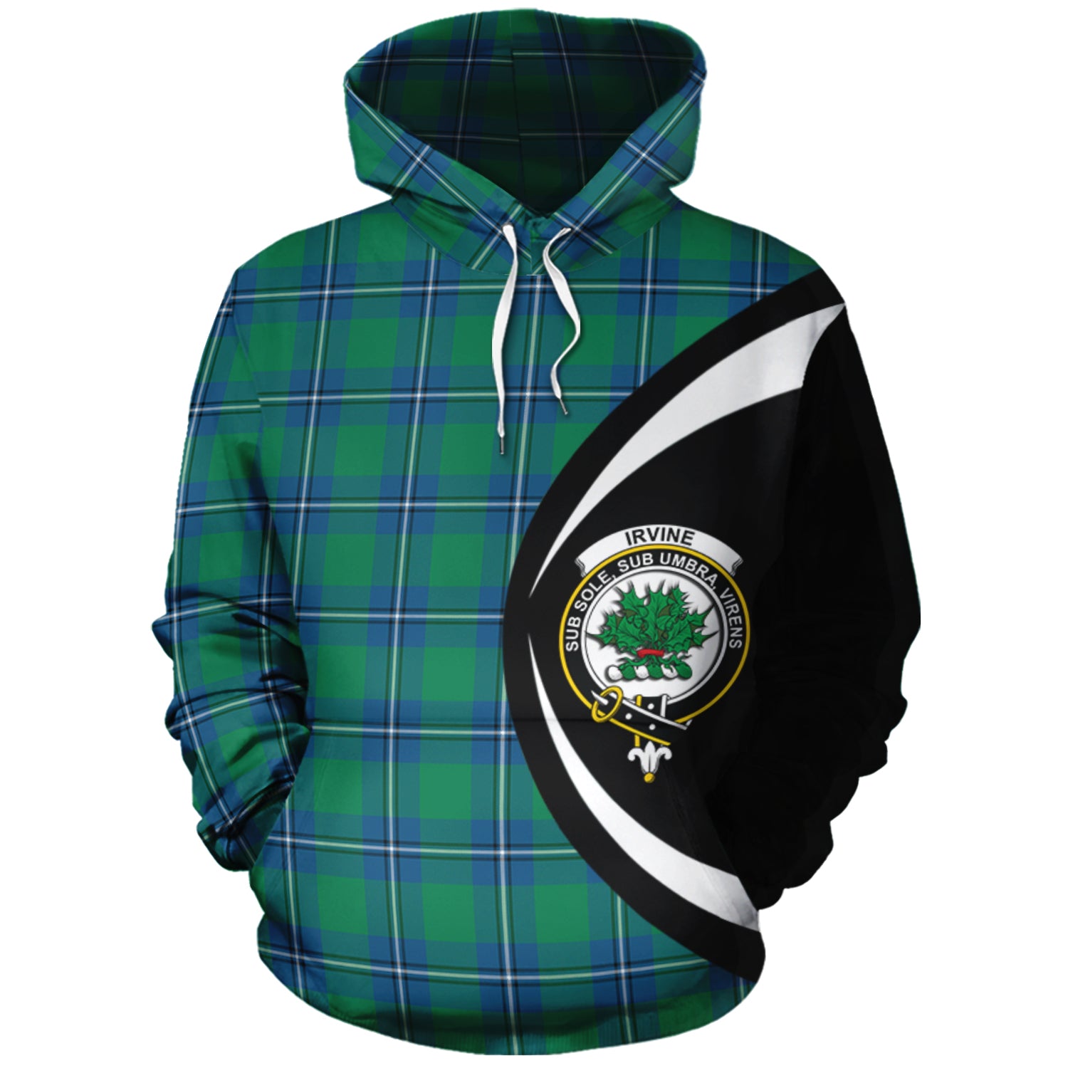 scottish-irvine-ancient-clan-crest-circle-style-tartan-hoodie