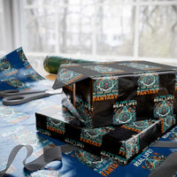 Is This the Real Life RPG Parody Fantasy Dice Wrapping Paper Roll Funny Epic Tabletop Dungeon Roleplay Game Fans - Wonder Print Shop