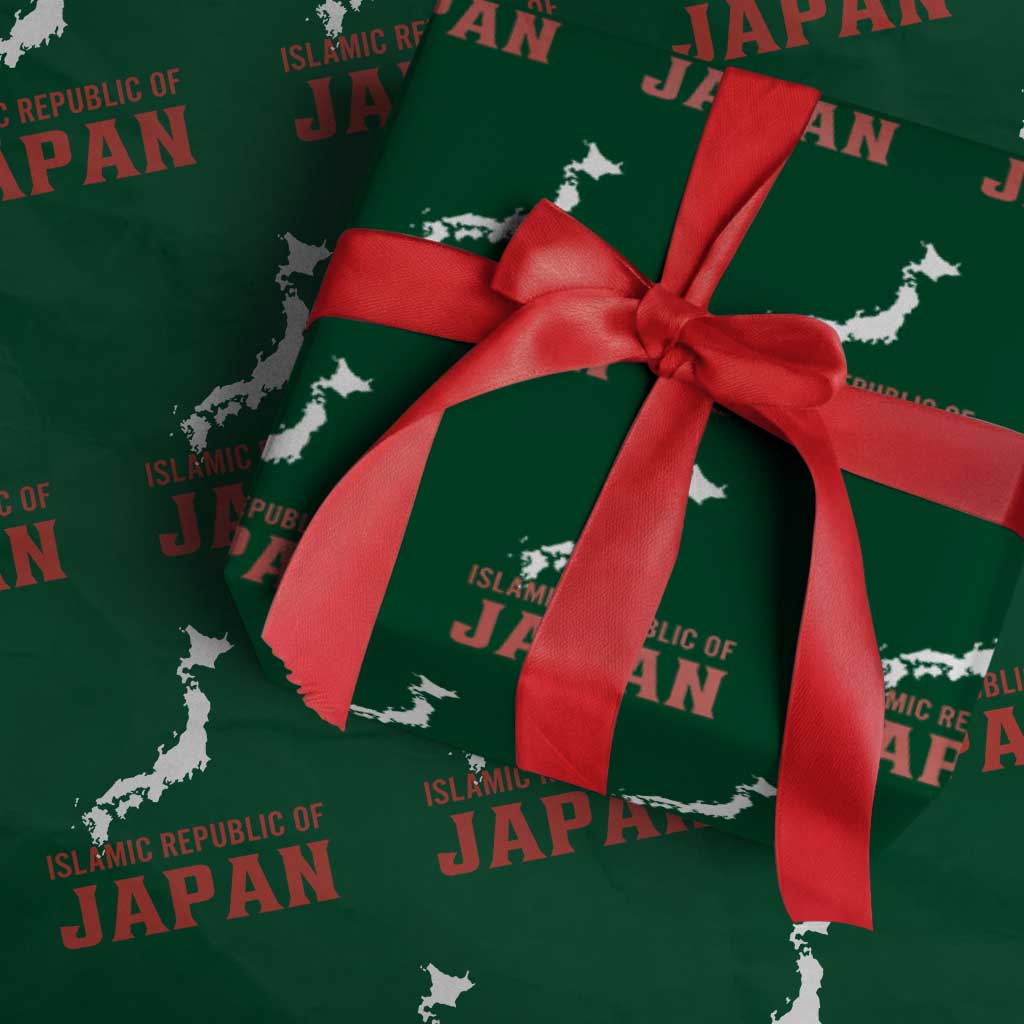 Islamic Republic of Japan Country Map Graphic Wrapping Paper Roll Viral Political Satire Meme