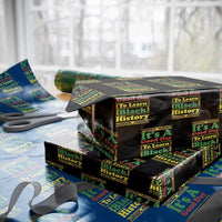 It Is A Good Day To Learn Black History Wrapping Paper Roll African American Pride Teacher Gift - Wonder Print Shop
