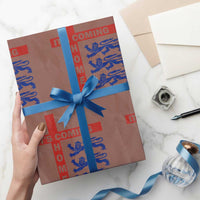 It Is Coming Home England Football Wrapping Paper Roll St George Cross Three Lions