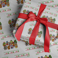 Italian Brainrot Christmas Meme Wrapping Paper Roll All I Want For Xmas Is More Brainot - Wonder Print Shop