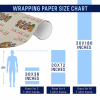 Italian Brainrot Christmas Meme Wrapping Paper Roll All I Want For Xmas Is More Brainot - Wonder Print Shop