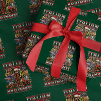 Italian Brainrot Christmas Meme Wrapping Paper Roll Funny Brain Rot Gen Z Meme - Wonder Print Shop