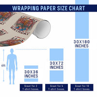 Italian Brainrot Christmas Meme Wrapping Paper Roll It Is My Birthday - Wonder Print Shop