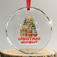 Italian Brainrot Christmas Tree Meme Crystal Glass Ornament - Wonder Print Shop