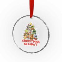 Italian Brainrot Christmas Tree Meme Crystal Glass Ornament - Wonder Print Shop