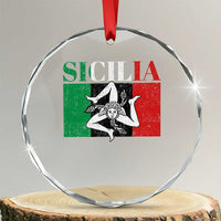 Italian Flag Crystal Glass Ornament Pisa Tower Colosseum Classic Scooter Retro - Wonder Print Shop