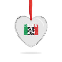 Italian Flag Heart Crystal Glass Ornament Pisa Tower Colosseum Classic Scooter Retro - Wonder Print Shop
