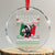 Italian Xmas Donkey Crystal Glass Ornament Funny Jing A Di Jing Hee Haw Italy Flag - Wonder Print Shop