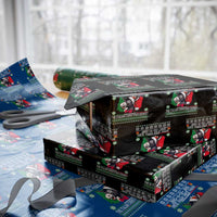 Italian Xmas Donkey Wrapping Paper Roll Funny Jing A Di Jing Hee Haw Italy Flag