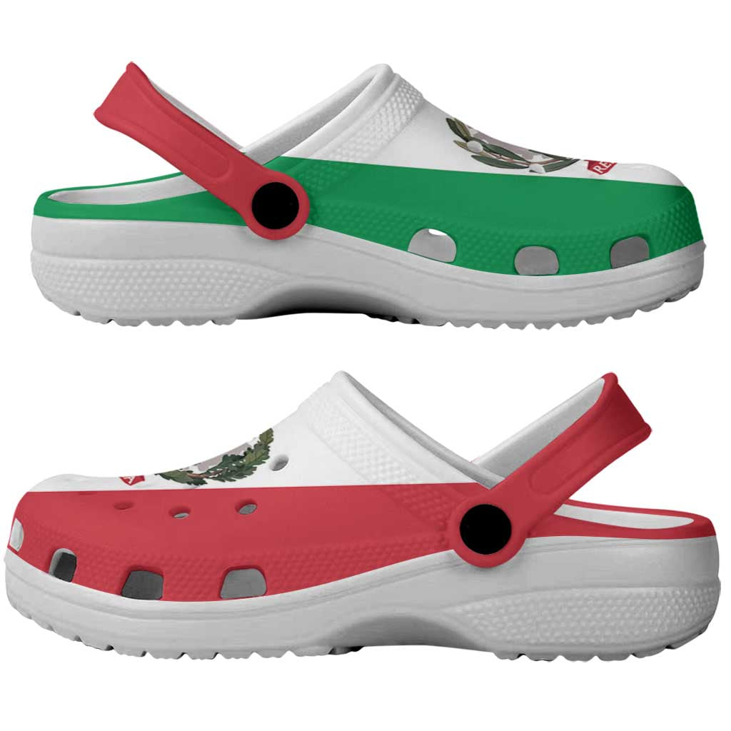 Italy Clogs Shoes Flag Color Inspiration - Wonder Print Shop