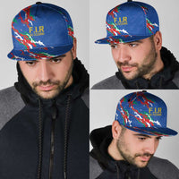 Italy Rugby Pride Snapback Cap Gli Azzurri Flame Fire Style