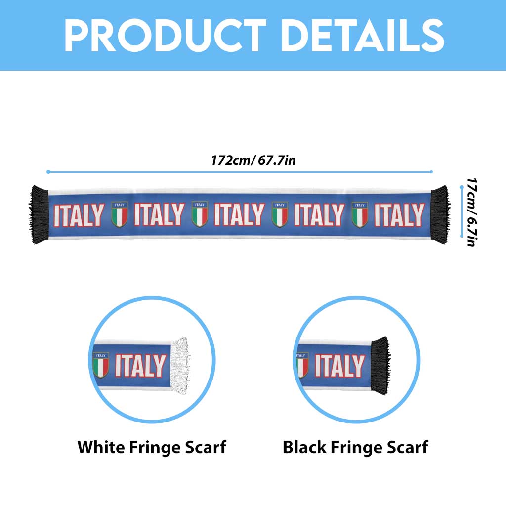 Italy Rugby Ruffneck Scarf Forza Azzurri