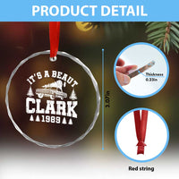It's a Beaut Clark Crystal Glass Ornament Funny Christmas Vacation - Wonder Print Shop