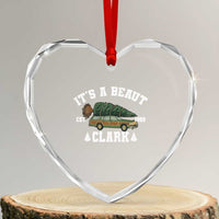 Its A Beaut Clark Heart Crystal Glass Ornament Funny Christmas Vacation Holiday Movie - Wonder Print Shop