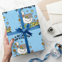 It’s A Good Day To Read 6 or 7 Pages Wrapping Paper Roll Funny Six Seven Teacher Book Lover - Wonder Print Shop