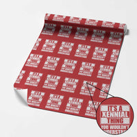 It's A Xennial Thing You Wouldn't Understand Wrapping Paper Roll Distressed Retro Graphic TS02