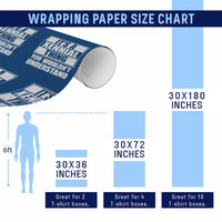 It's A Xennial Thing You Wouldn't Understand Wrapping Paper Roll Distressed Retro Graphic TS02