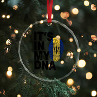 It's In My DNA Barbados Barbadian Crystal Glass Ornament Pride Heritage Patriotic Gift