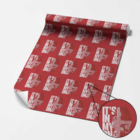 It's in My DNA Wrapping Paper Roll Denmark Map Flag Danish Gift