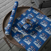 It's in My DNA Wrapping Paper Roll Norwegian Norway Map Flag Pride